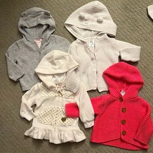 NWOT baby girl soft cardigans/jacket